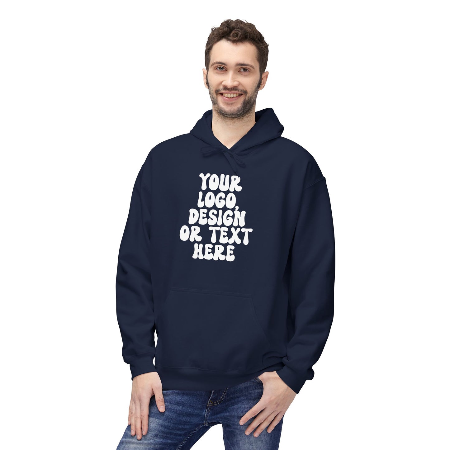 CUSTOM Text, Design or Logo - Unisex Hoodie (Adult)