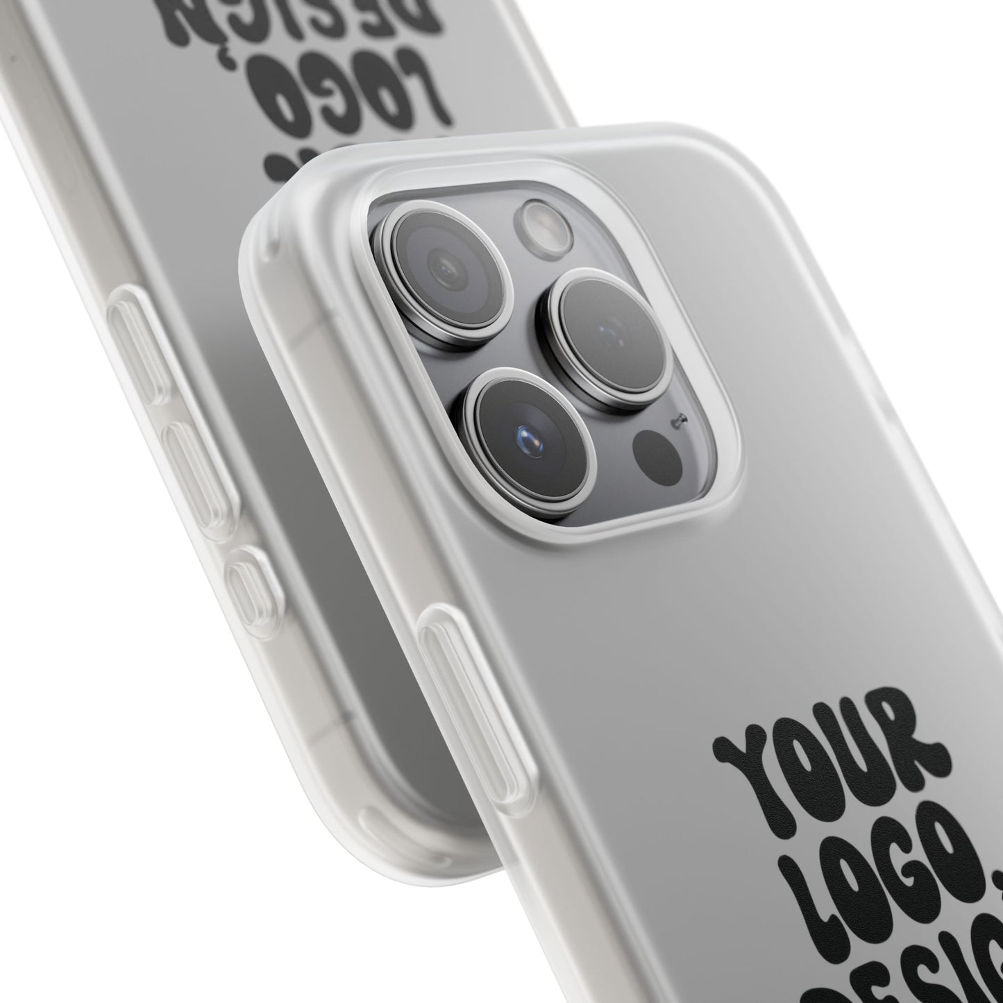 CUSTOM Text, Design or Logo - Flexi Phone Case