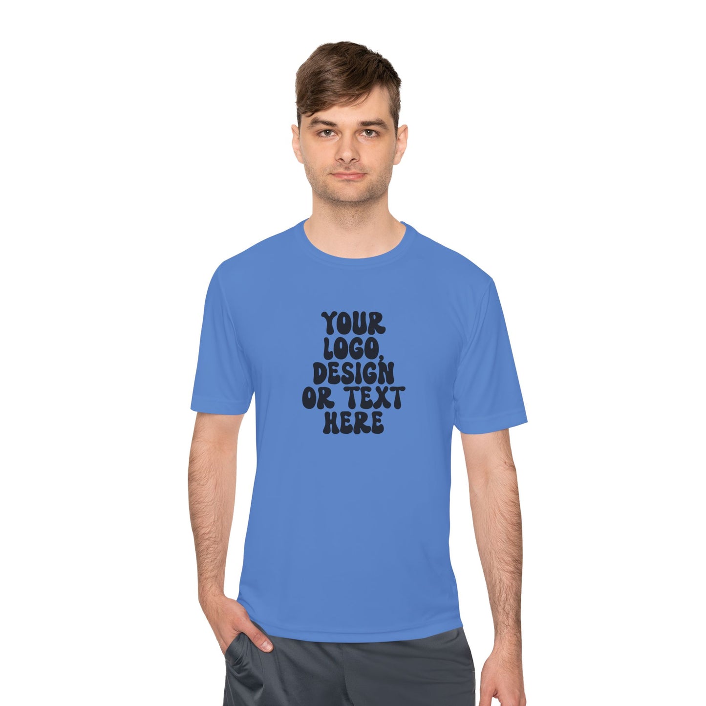 CUSTOM Text, Design or Logo -  Sport-Tek Moisture Wicking Competitor Tee (Adult)