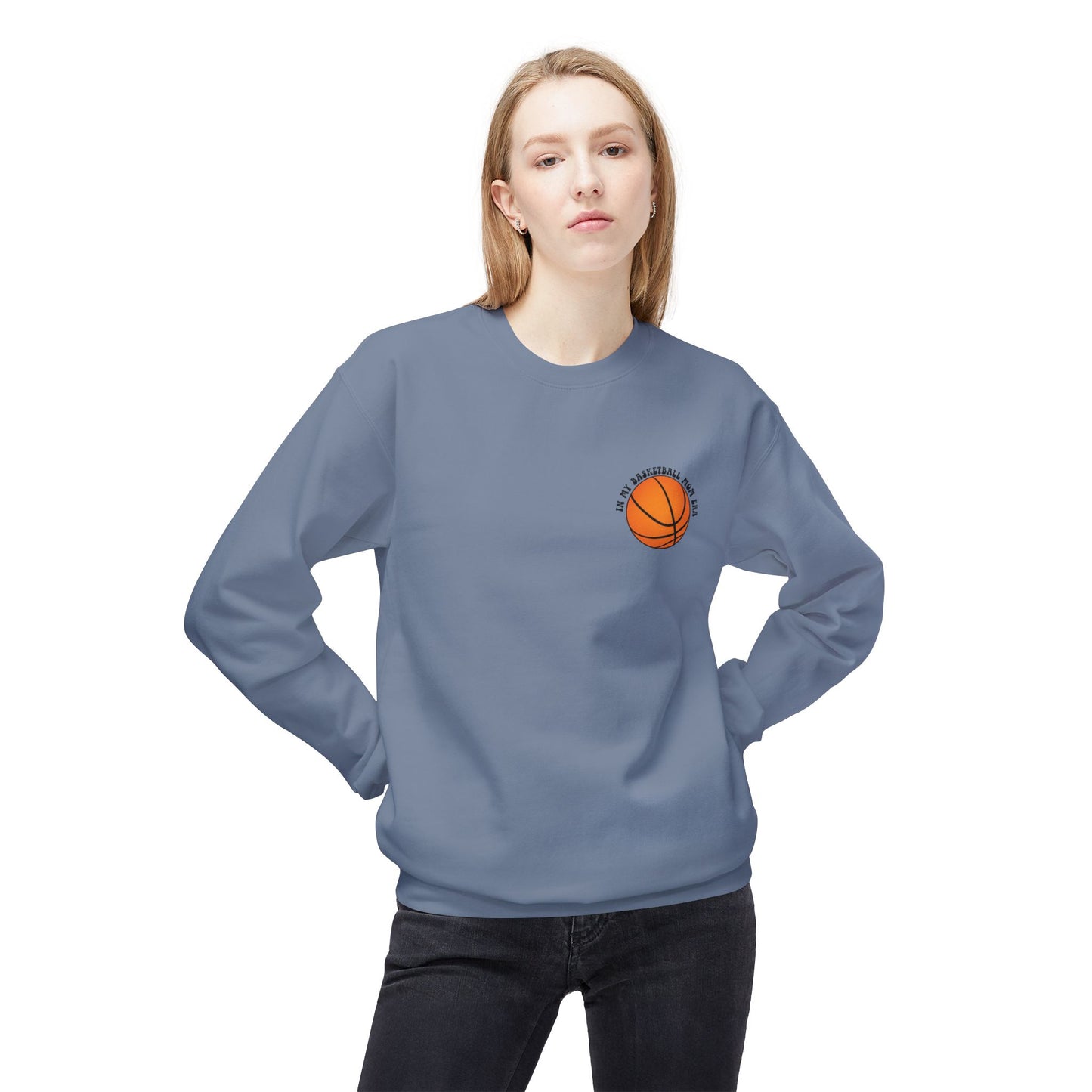 In My Basketball Mom Era Sweatshirt – Customizable Basketball Mom Crewneck
