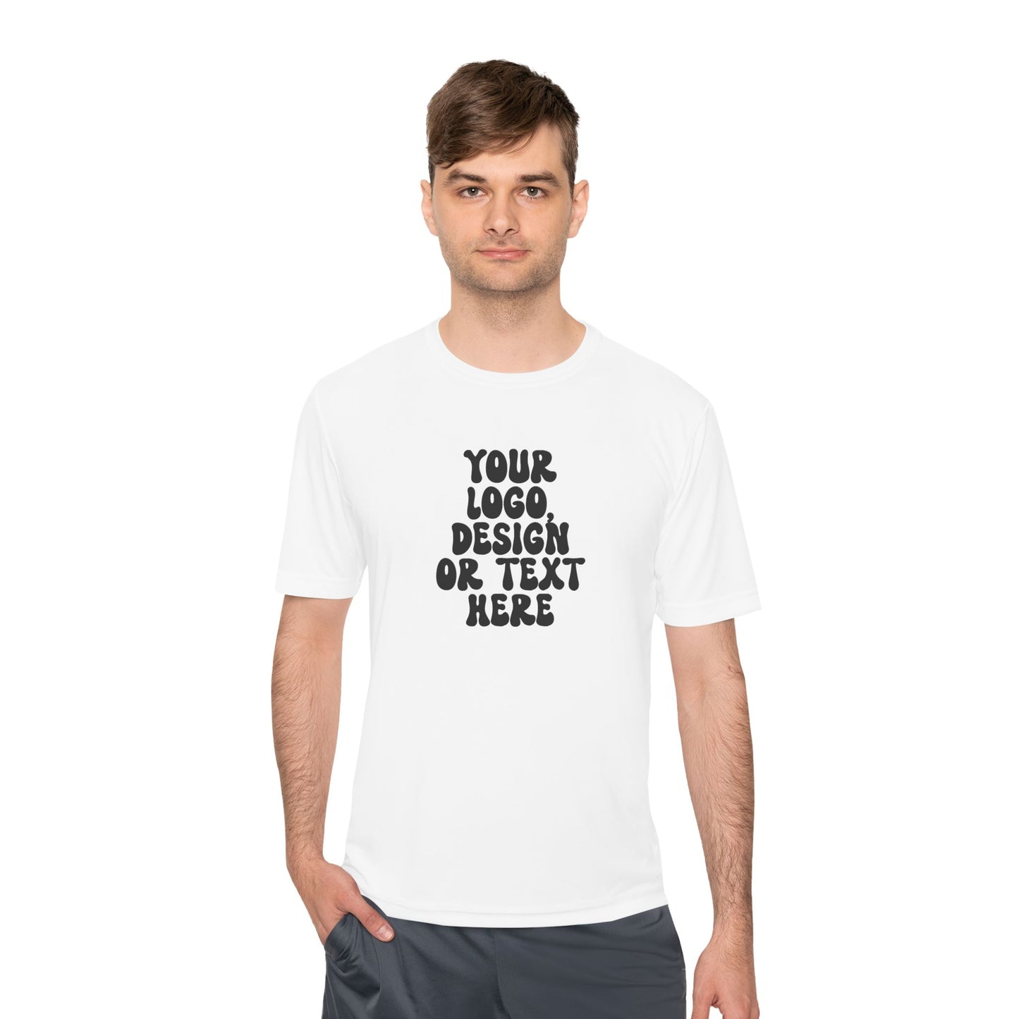 CUSTOM Text, Design or Logo -  Sport-Tek Moisture Wicking Competitor Tee (Adult)
