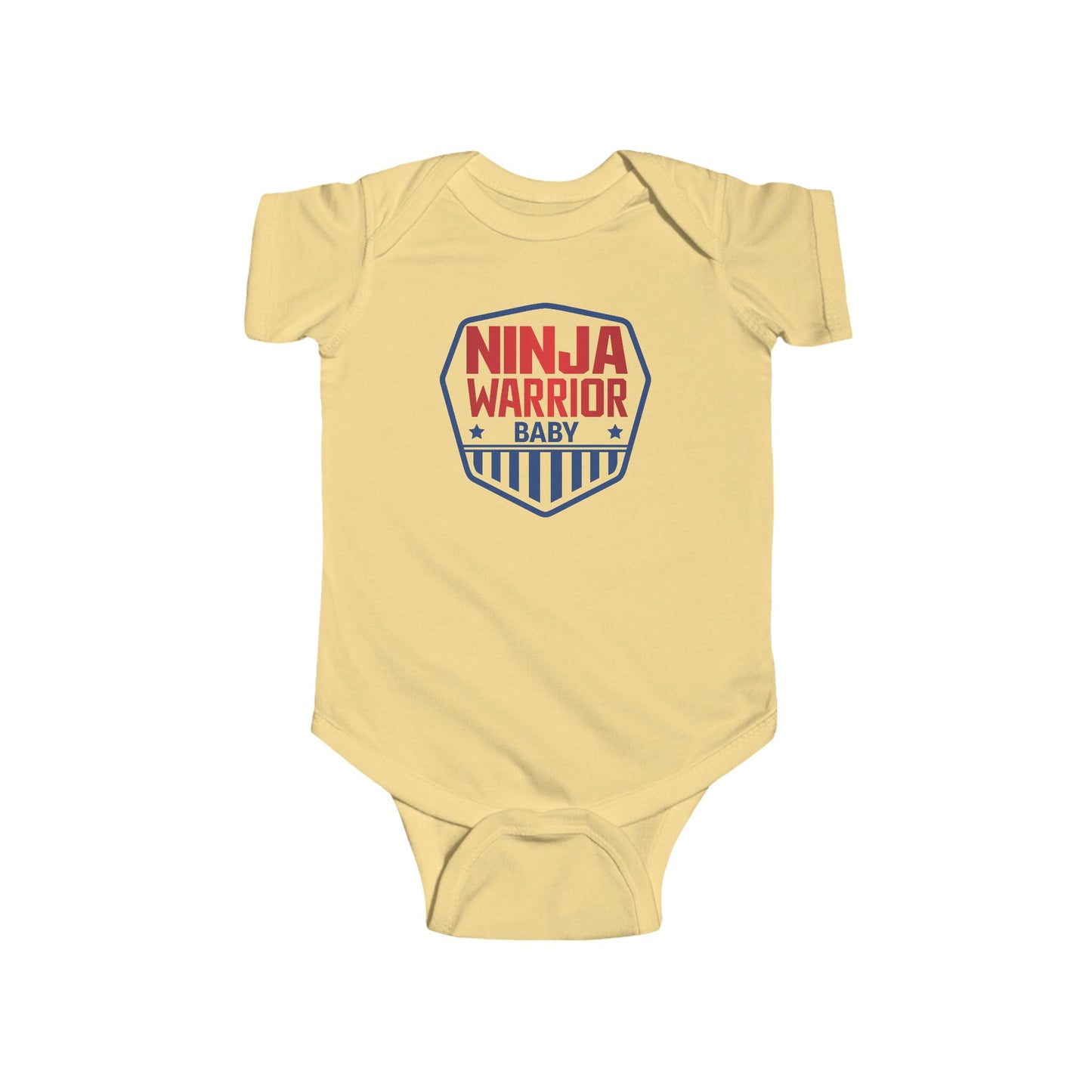 Ninja Warrior Baby Onesie – Infant Bodysuit with Shield Design