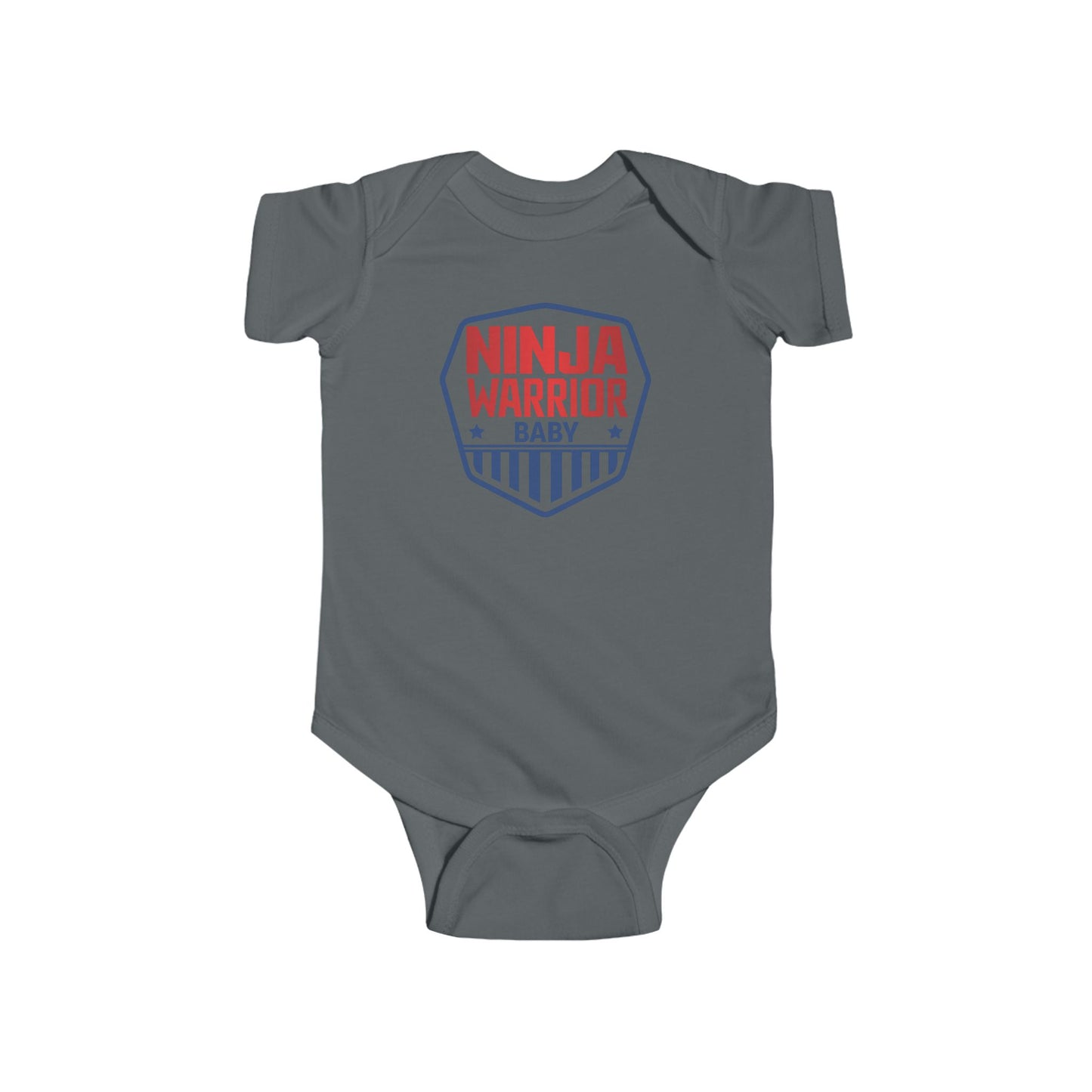 Ninja Warrior Baby Onesie – Infant Bodysuit with Shield Design