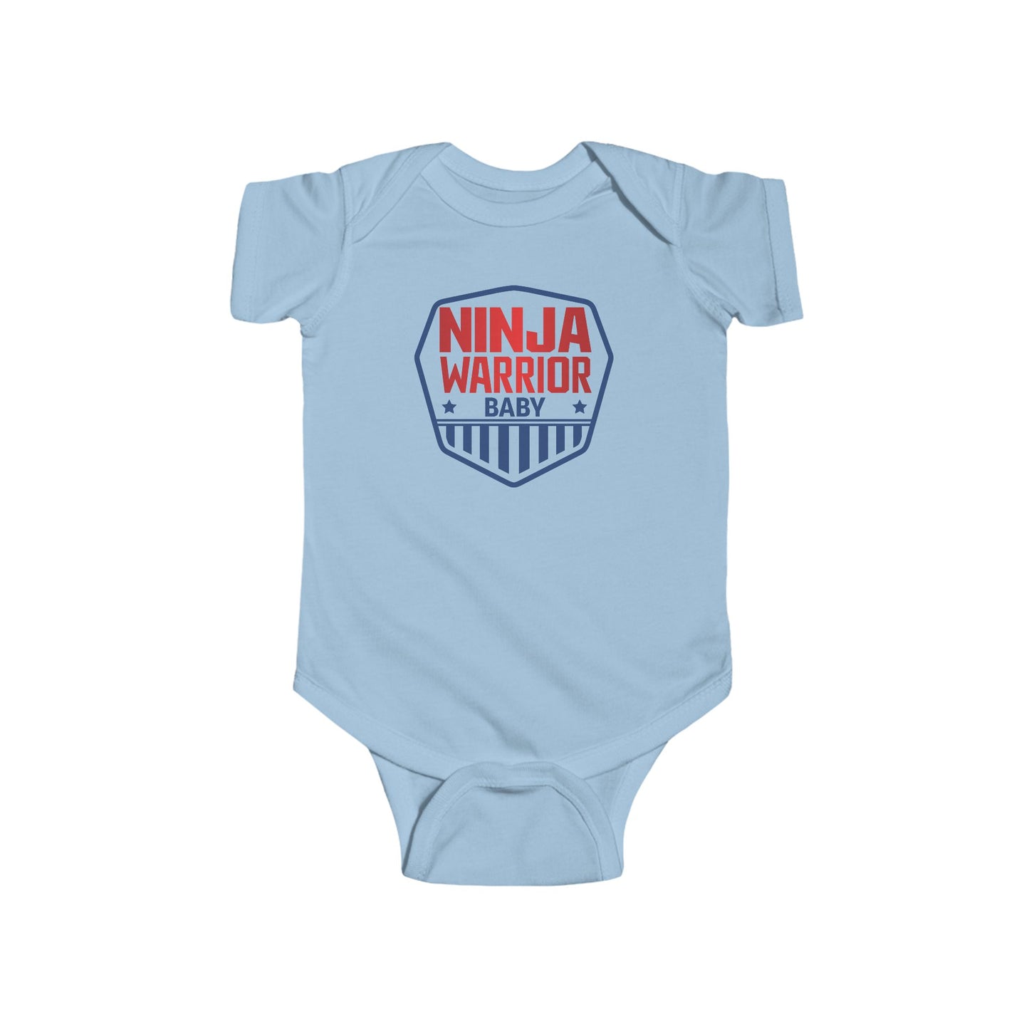 Ninja Warrior Baby Onesie – Infant Bodysuit with Shield Design