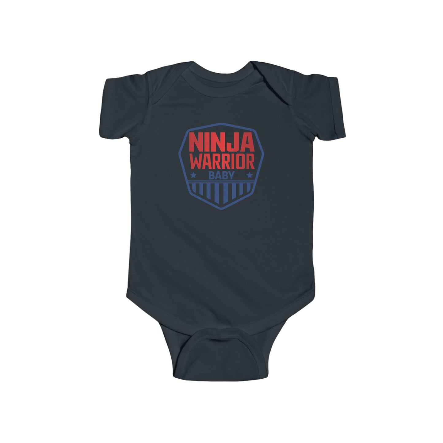 Ninja Warrior Baby Onesie – Infant Bodysuit with Shield Design