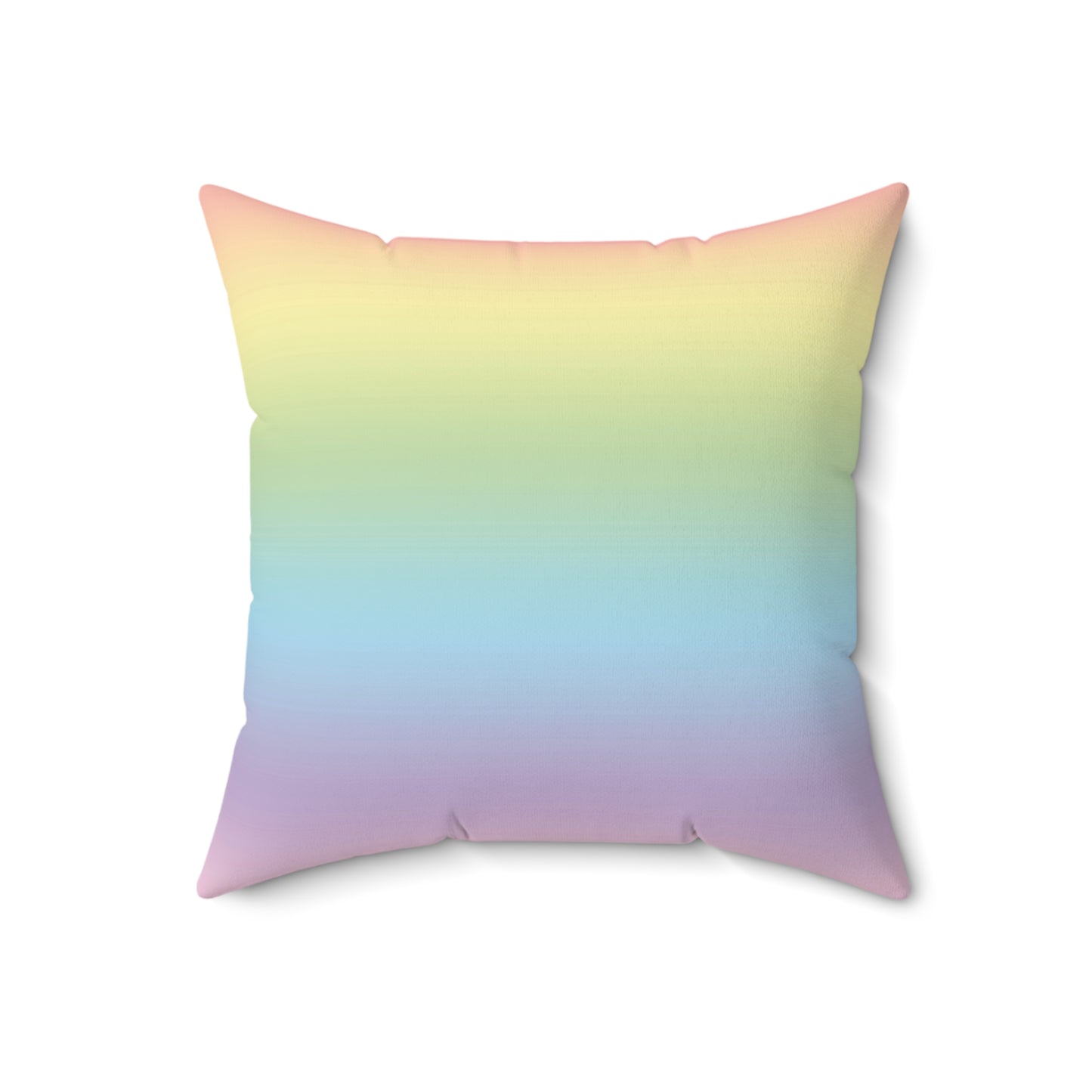 Pastel Rainbow Gradient Throw Pillow