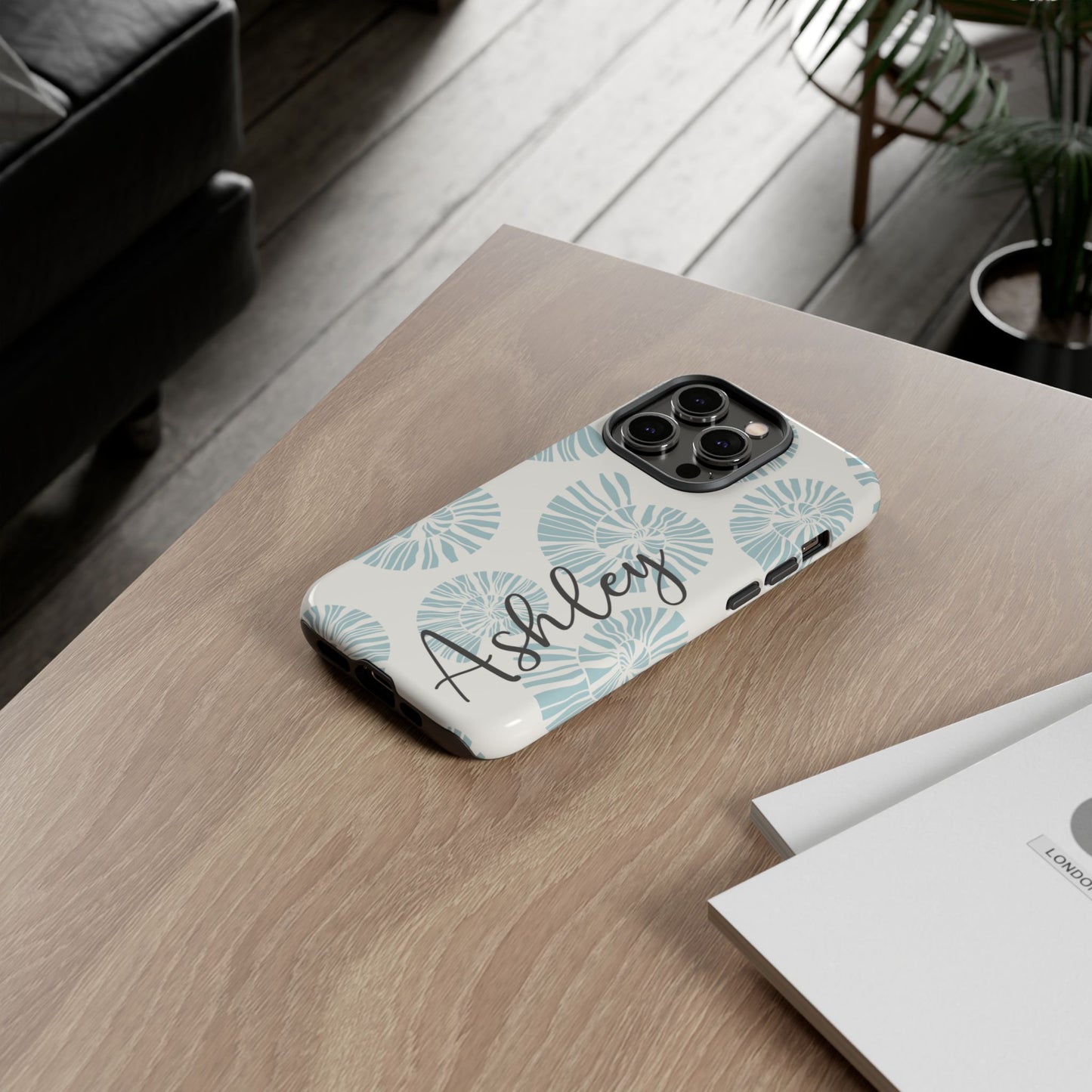 Custom Background Phone Case – Personalized with Your Name & Colors