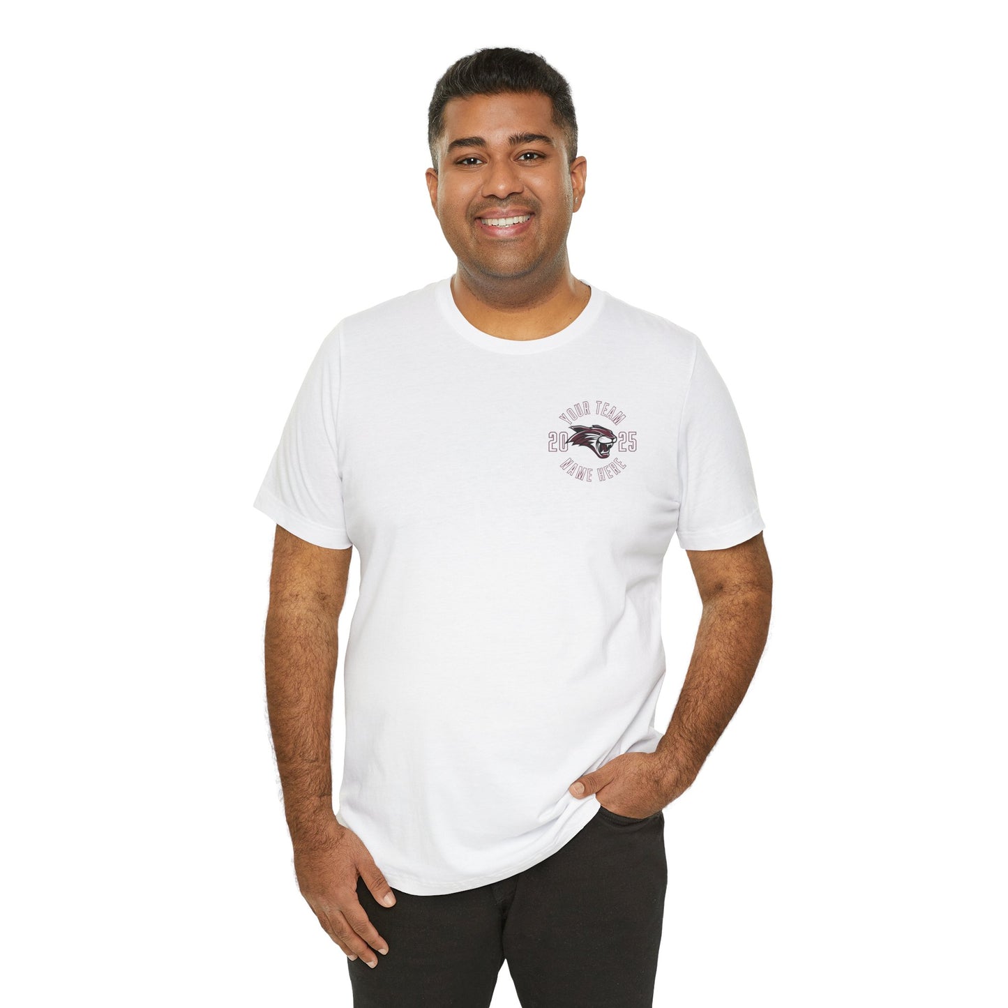 Custom Team T-Shirt – Add Team Name, Player Number &/or Name