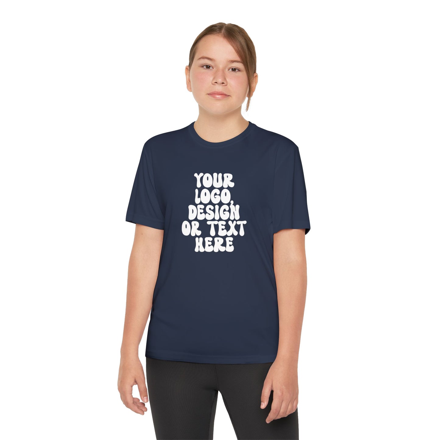 CUSTOM Text, Design or Logo -  Sport-Tek Moisture Wicking Competitor Tee (Youth)