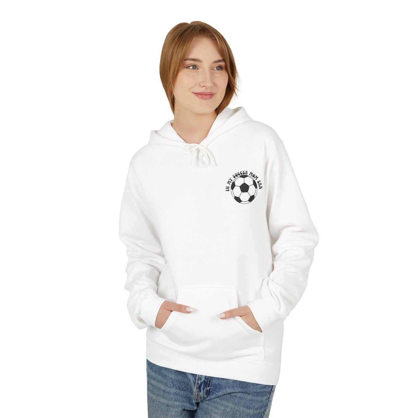 In My Soccer Mom Era Sweatshirt – Funny Soccer Mom Hoodie with Back Print