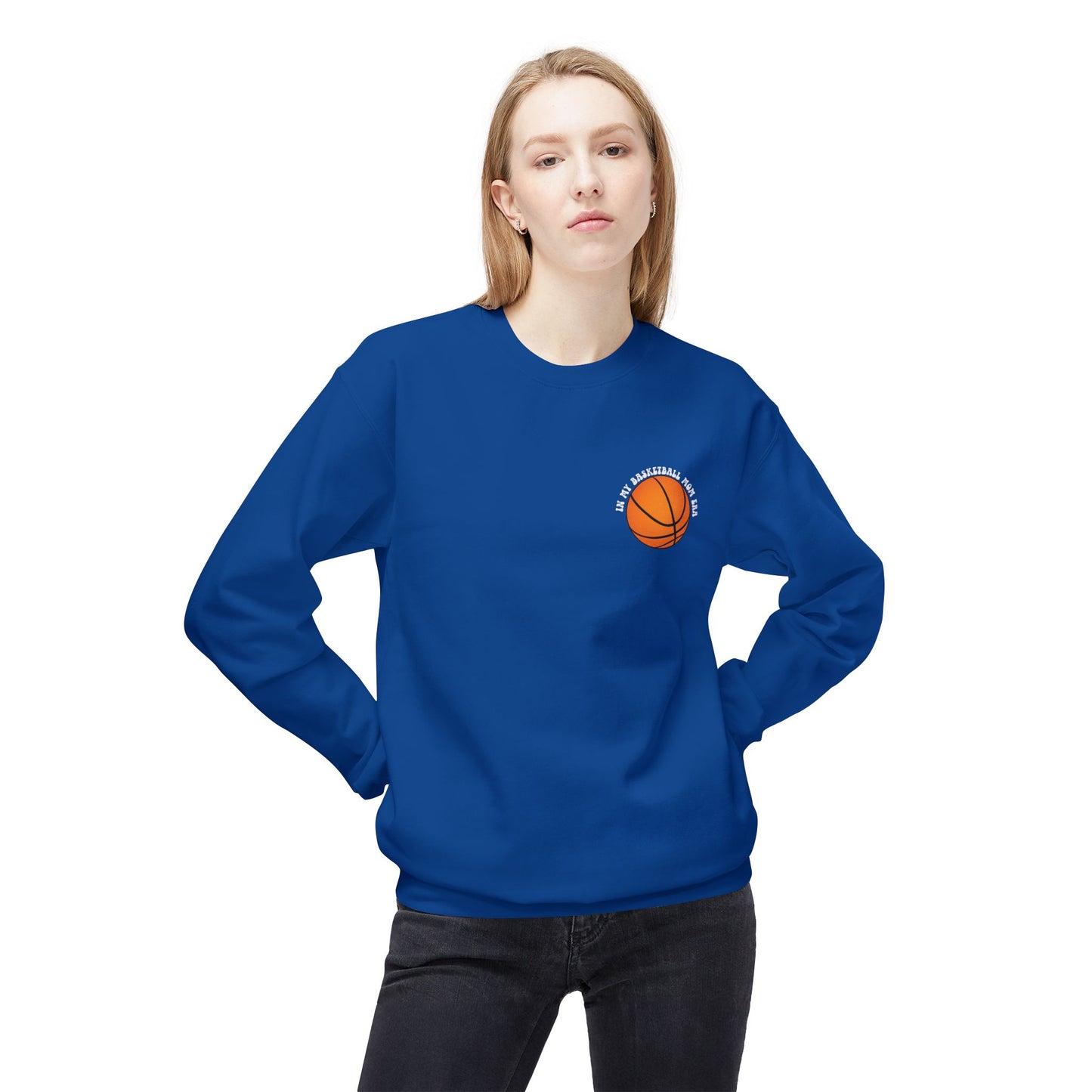 In My Basketball Mom Era Sweatshirt – Customizable Basketball Mom Crewneck