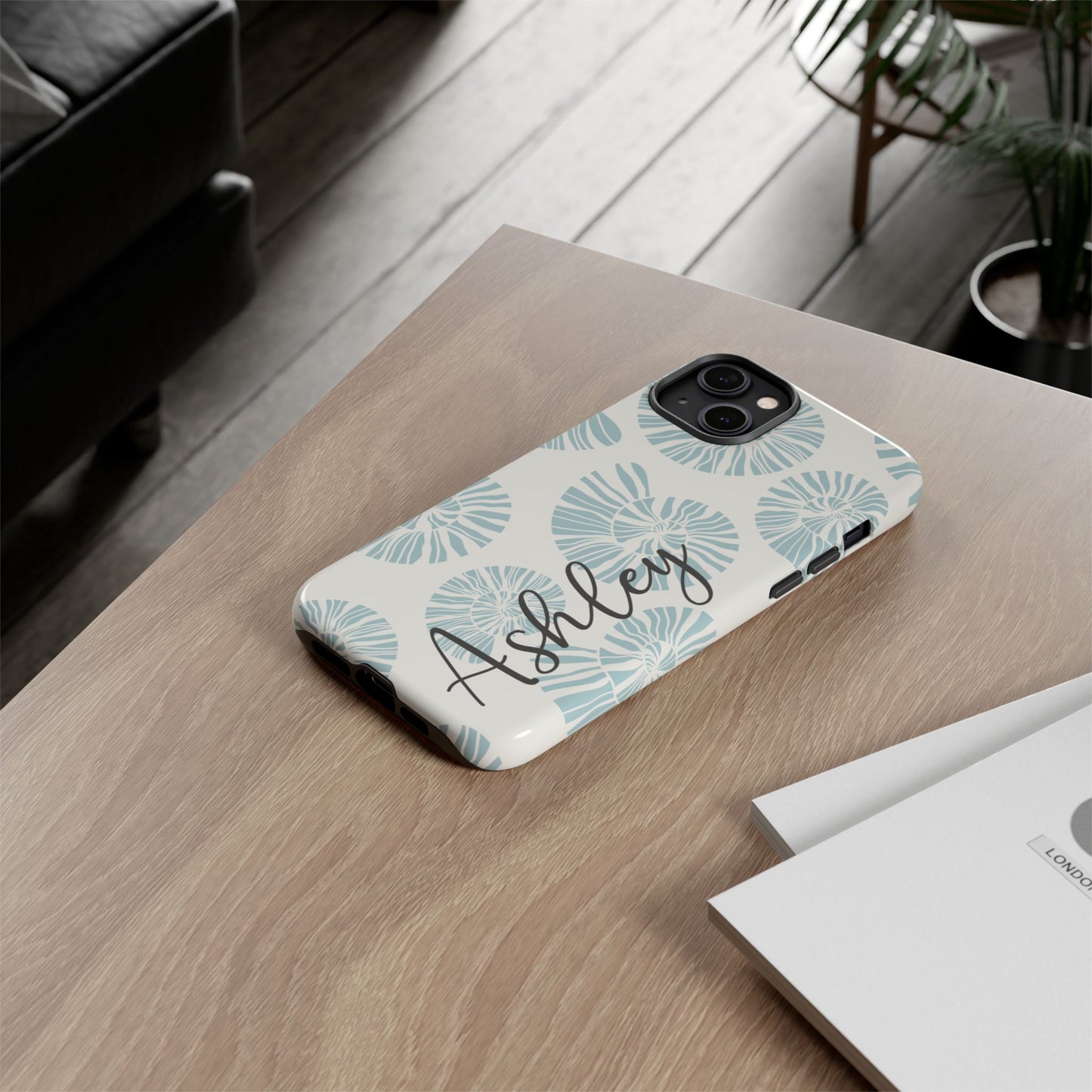 Custom Background Phone Case – Personalized with Your Name & Colors