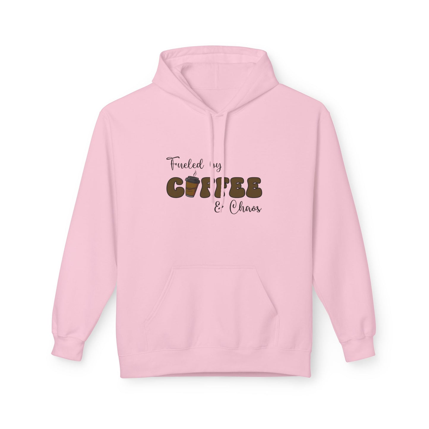 Fueled by Coffee & Chaos Hoodie – Cozy Everyday Sweatshirt for Moms, Entrepreneurs & Coffee Lovers