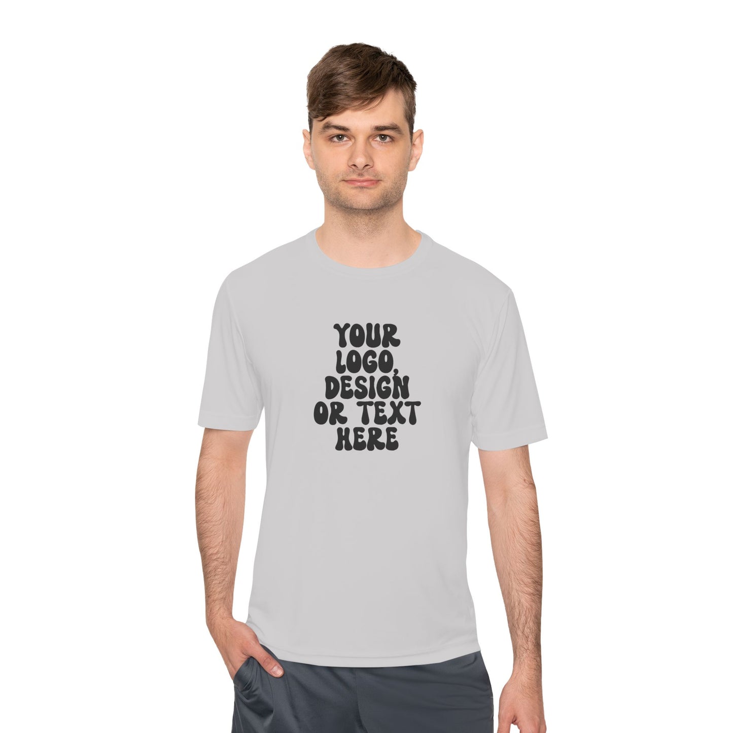CUSTOM Text, Design or Logo -  Sport-Tek Moisture Wicking Competitor Tee (Adult)