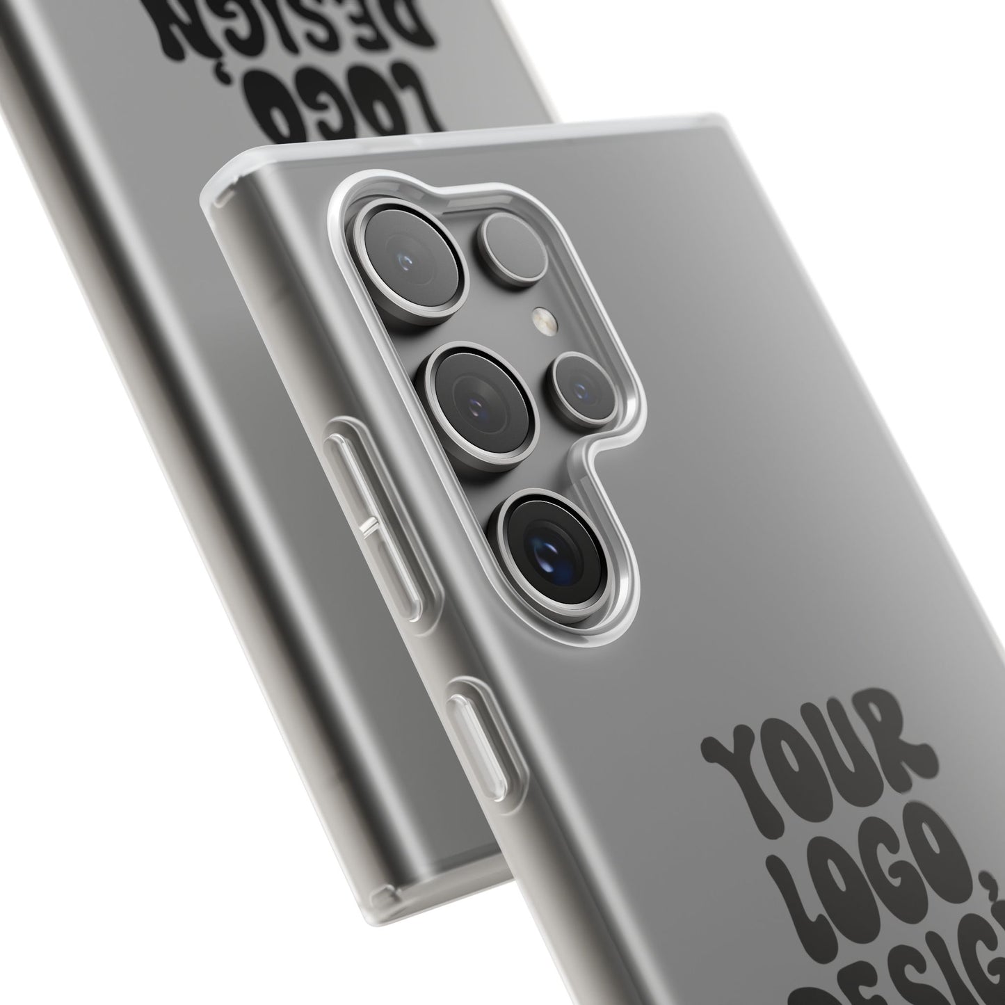 CUSTOM Text, Design or Logo - Flexi Phone Case