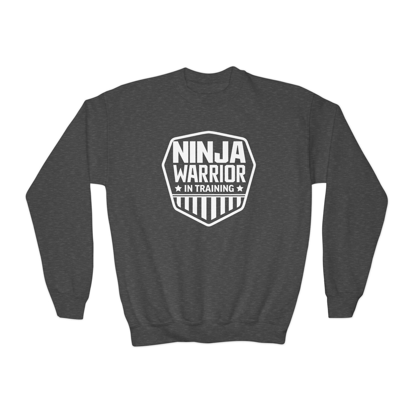 Ninja in Training Youth Crewneck Sweatshirt, Kids Ninja Sweatshirt
