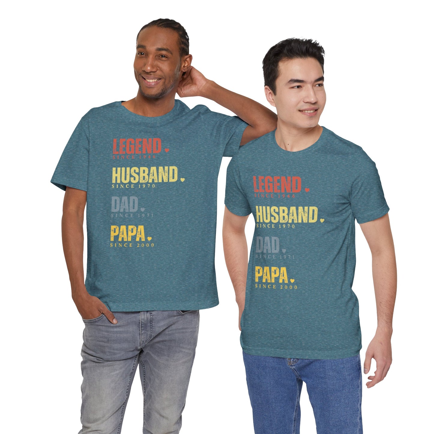 Legend Since [Year] Custom Tee | Husband, Dad, Papa, Grandpa Shirt
