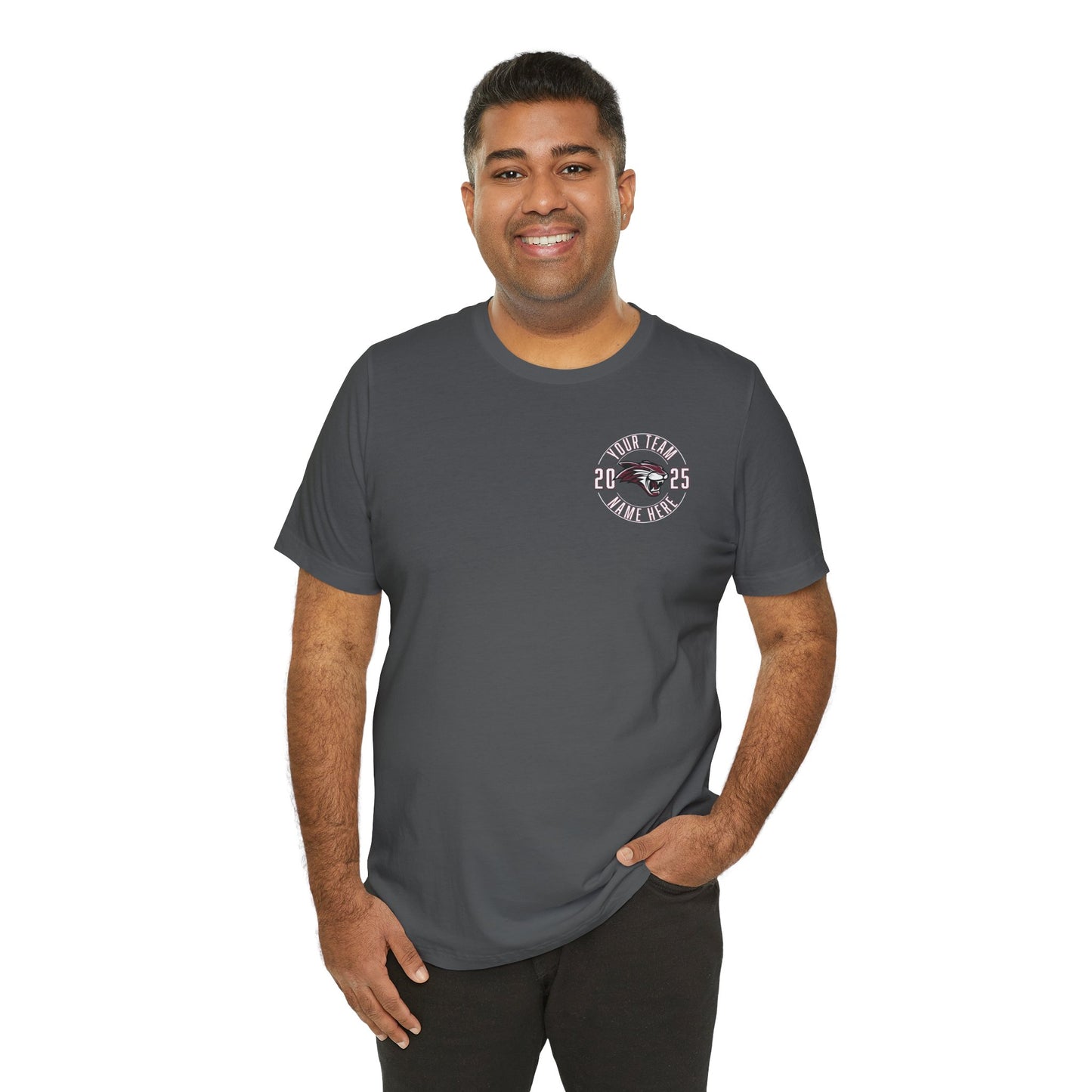Custom Team T-Shirt – Add Team Name, Player Number &/or Name