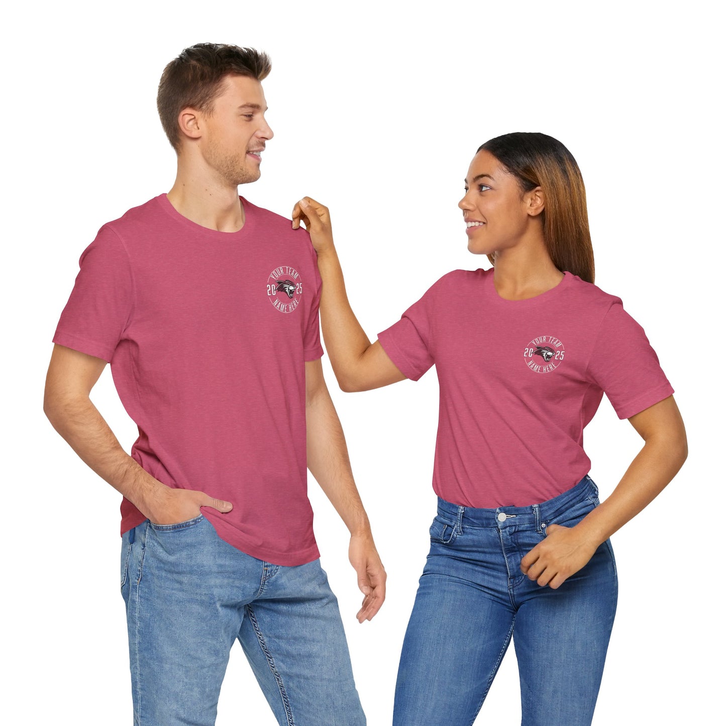 Custom Team T-Shirt – Add Team Name, Player Number &/or Name