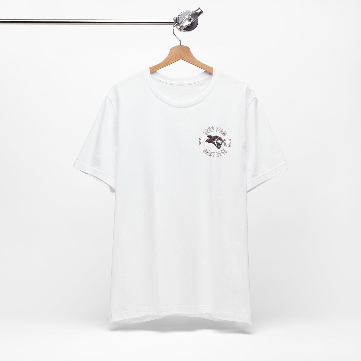 Custom Team T-Shirt – Add Team Name, Player Number &/or Name