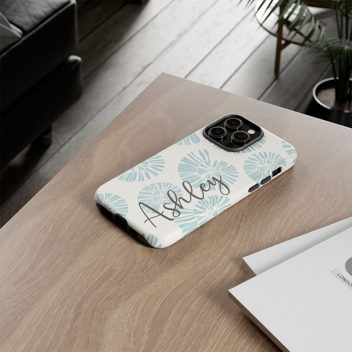 Custom Background Phone Case – Personalized with Your Name & Colors