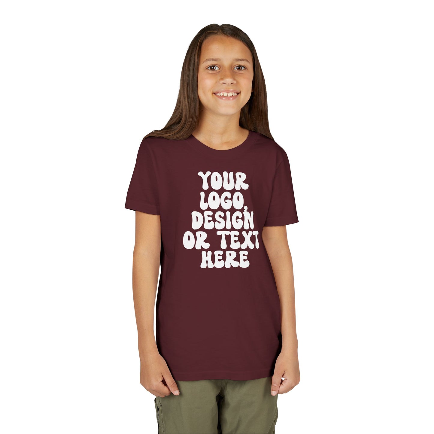 CUSTOM Text, Design or Logo - Unisex T-Shirt (Youth)