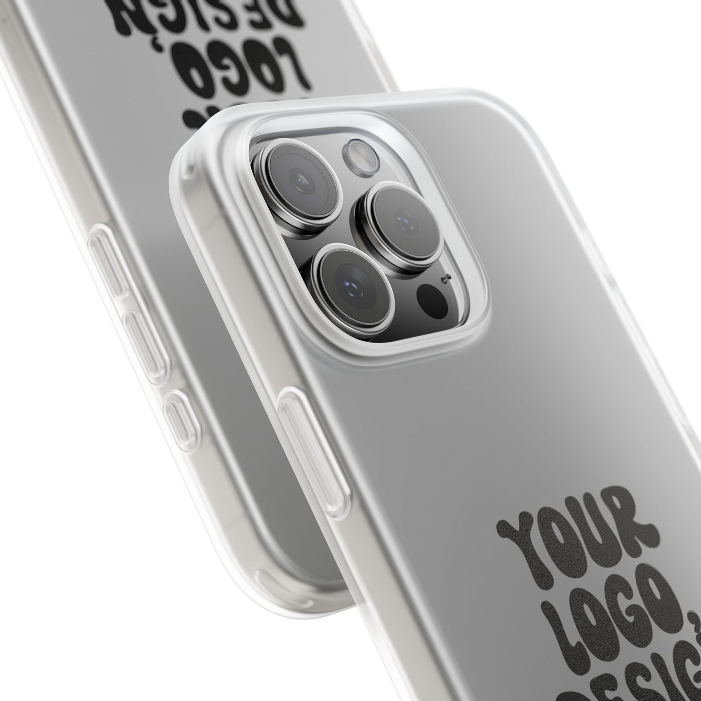 CUSTOM Text, Design or Logo - Flexi Phone Case