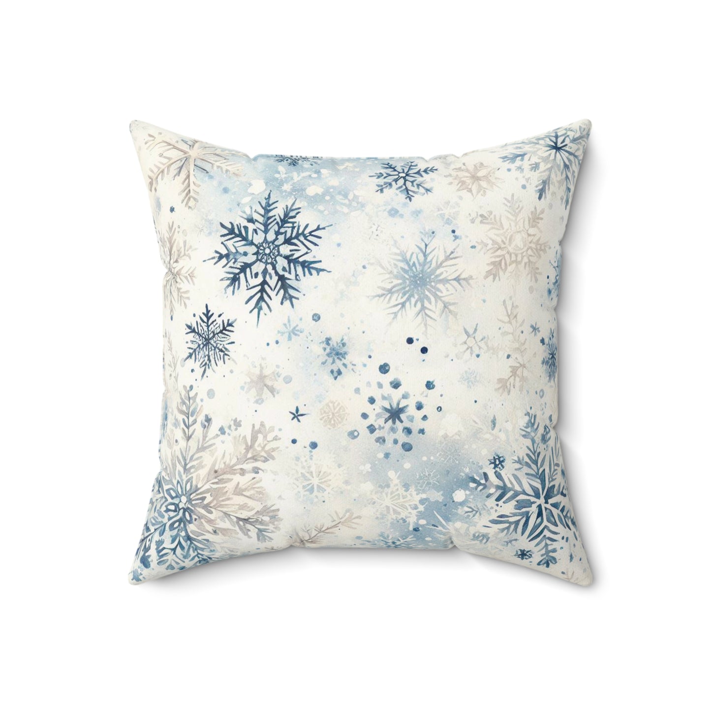 Snowflakes Throw Pillow