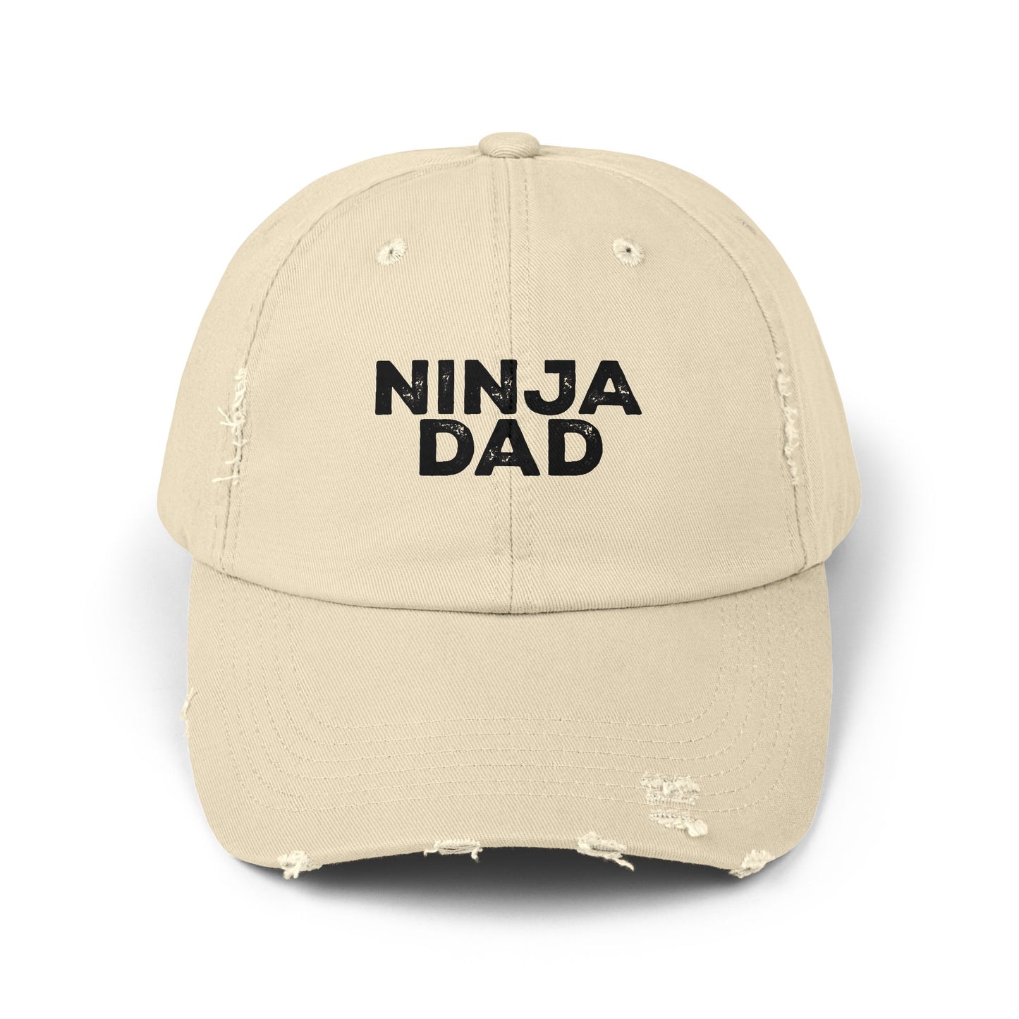 Ninja Mom or Dad Distressed Baseball Hat – Unisex Adjustable Cap