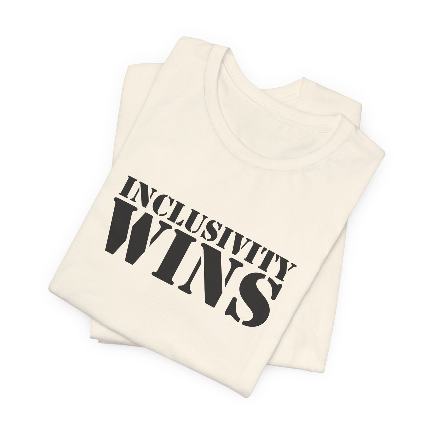Inclusivity Wins T-Shirt, Unisex Tee Promoting Inclusivity