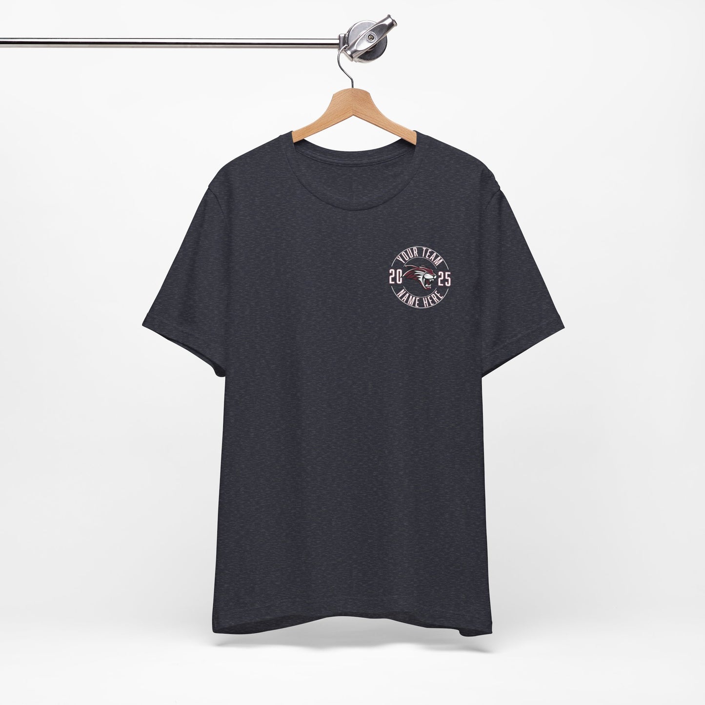 Custom Team T-Shirt – Add Team Name, Player Number &/or Name
