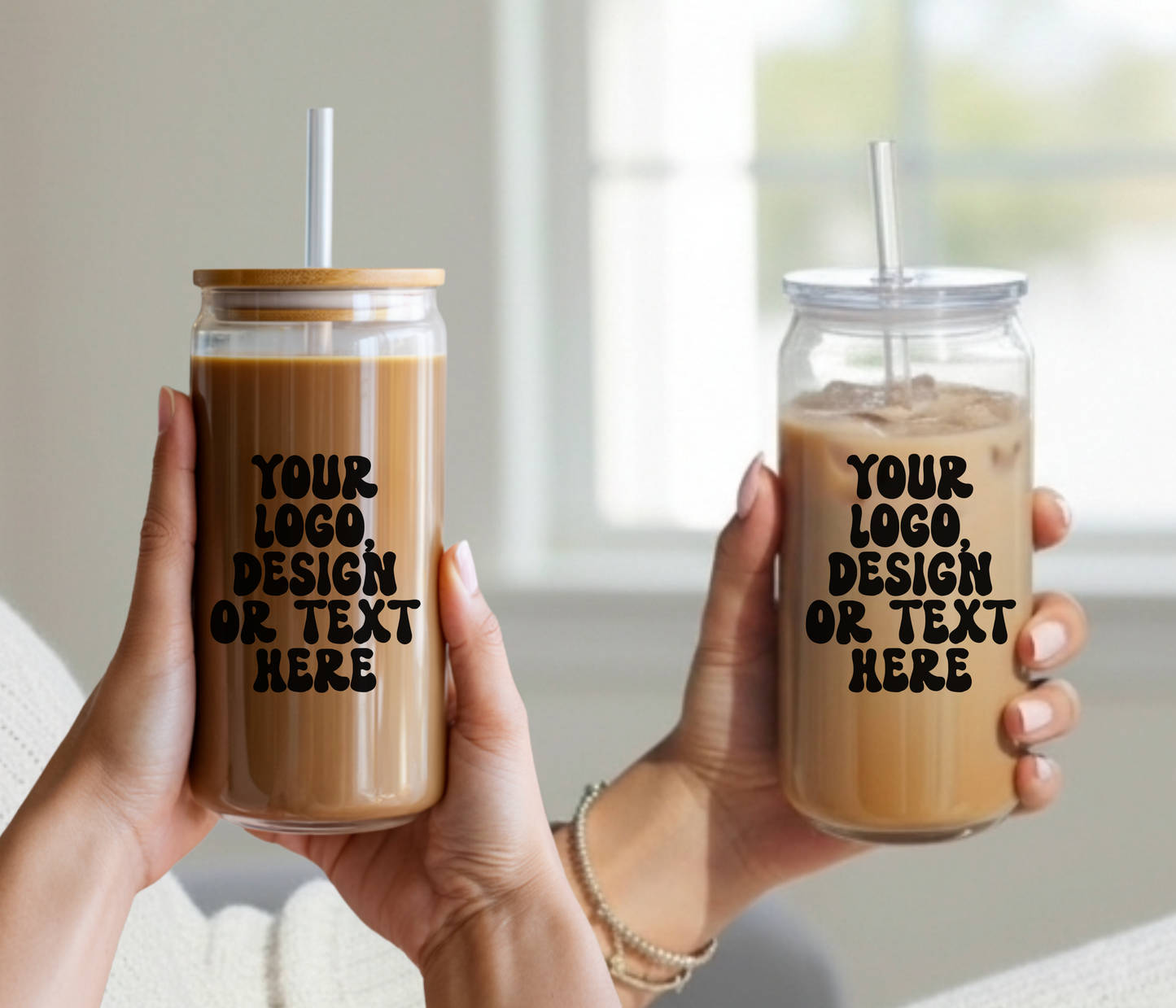 Custom 16oz Sipper Cup – One-Sided, Double-Sided or Wrap Design