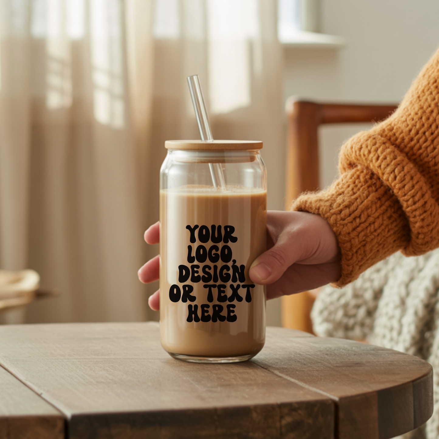 Custom 16oz Sipper Cup – One-Sided, Double-Sided or Wrap Design