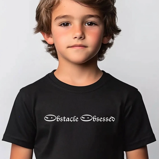 “Obstacle Obsessed” T-Shirt – Ninja Warrior & OCR Training Shirt for Adults and Youth