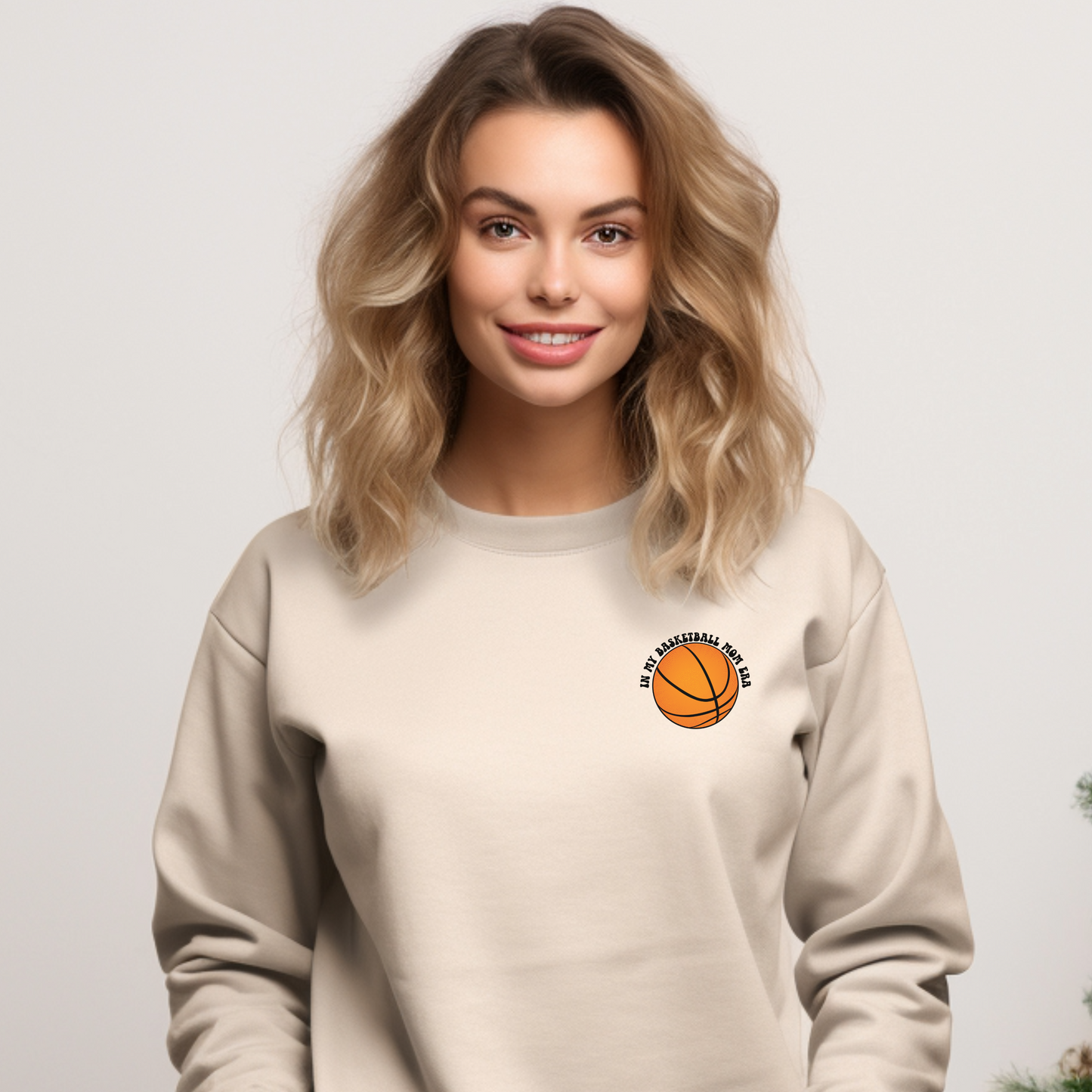 In My Basketball Mom Era Sweatshirt – Customizable Basketball Mom Crewneck