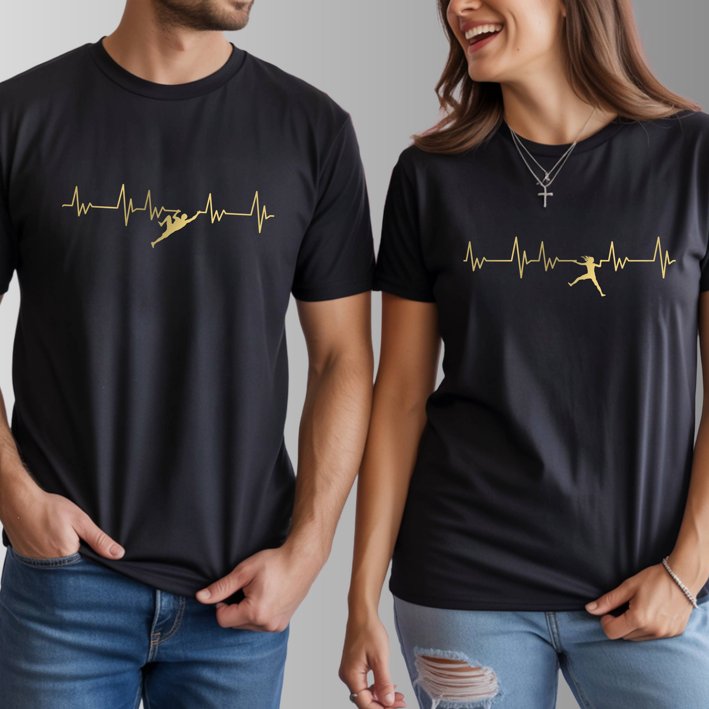 Metallic Foil Lifeline Ninja Unisex T-Shirt - Silver or Gold