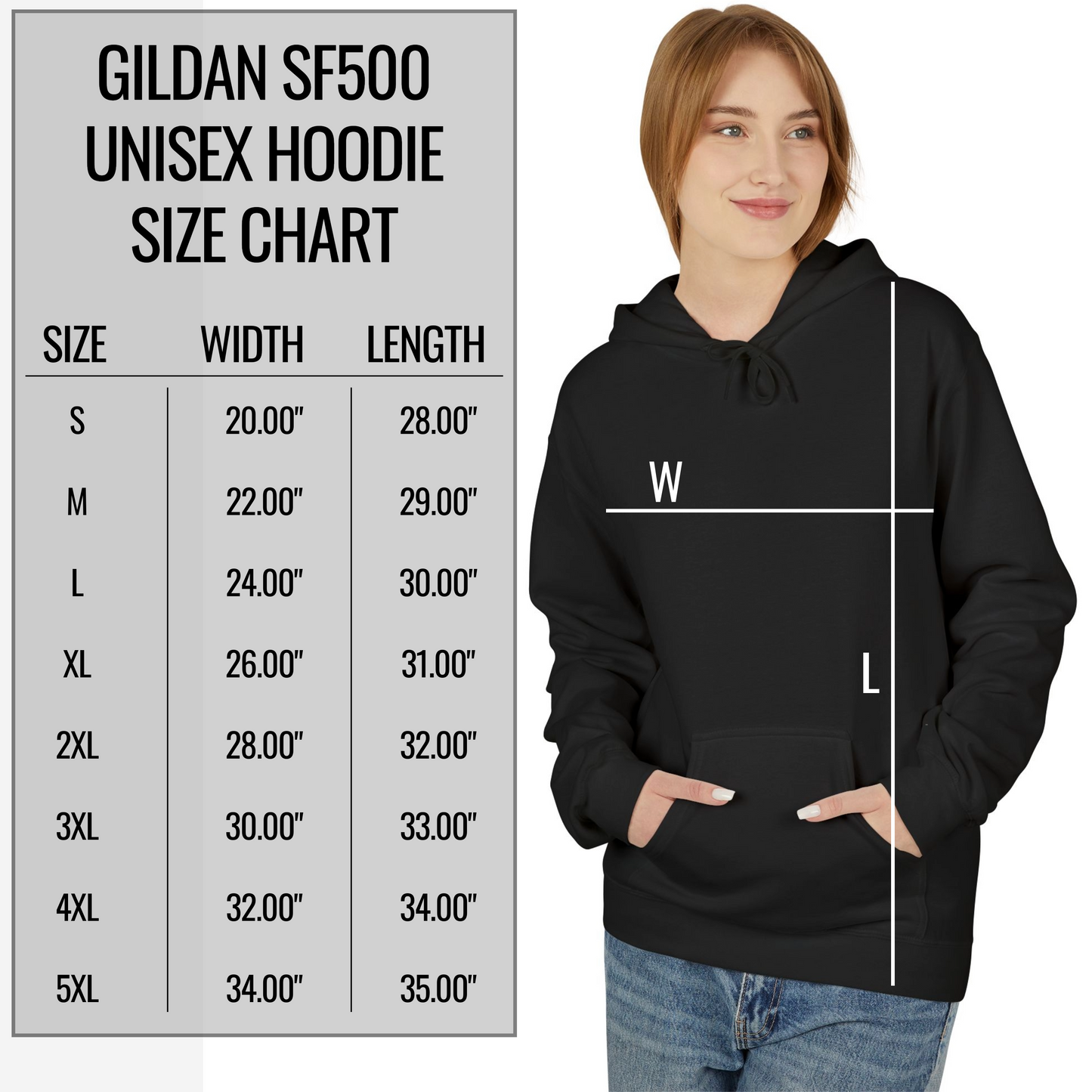 CUSTOM Text, Design or Logo - Unisex Hoodie (Adult)