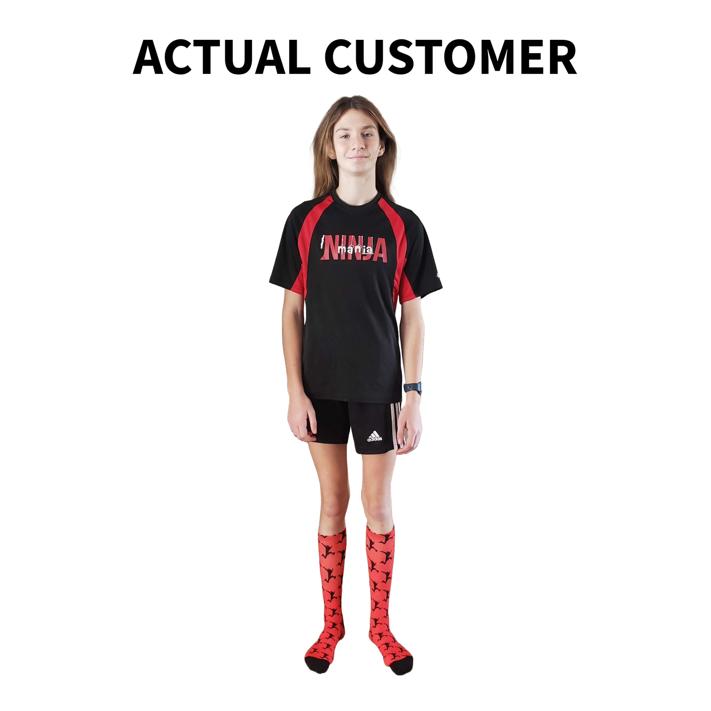 CUSTOM Unisex Crew Socks, Add Logo Text or Design